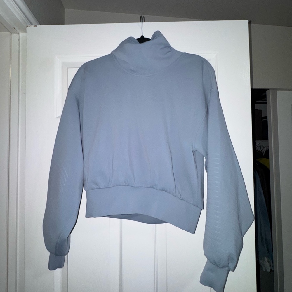 lululemon athletica Light Blue Cowl Neck Sweater
